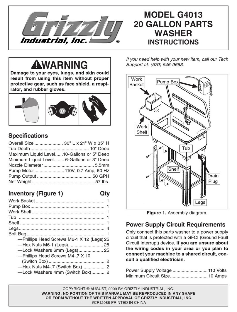 Grizzly G4013 instructions