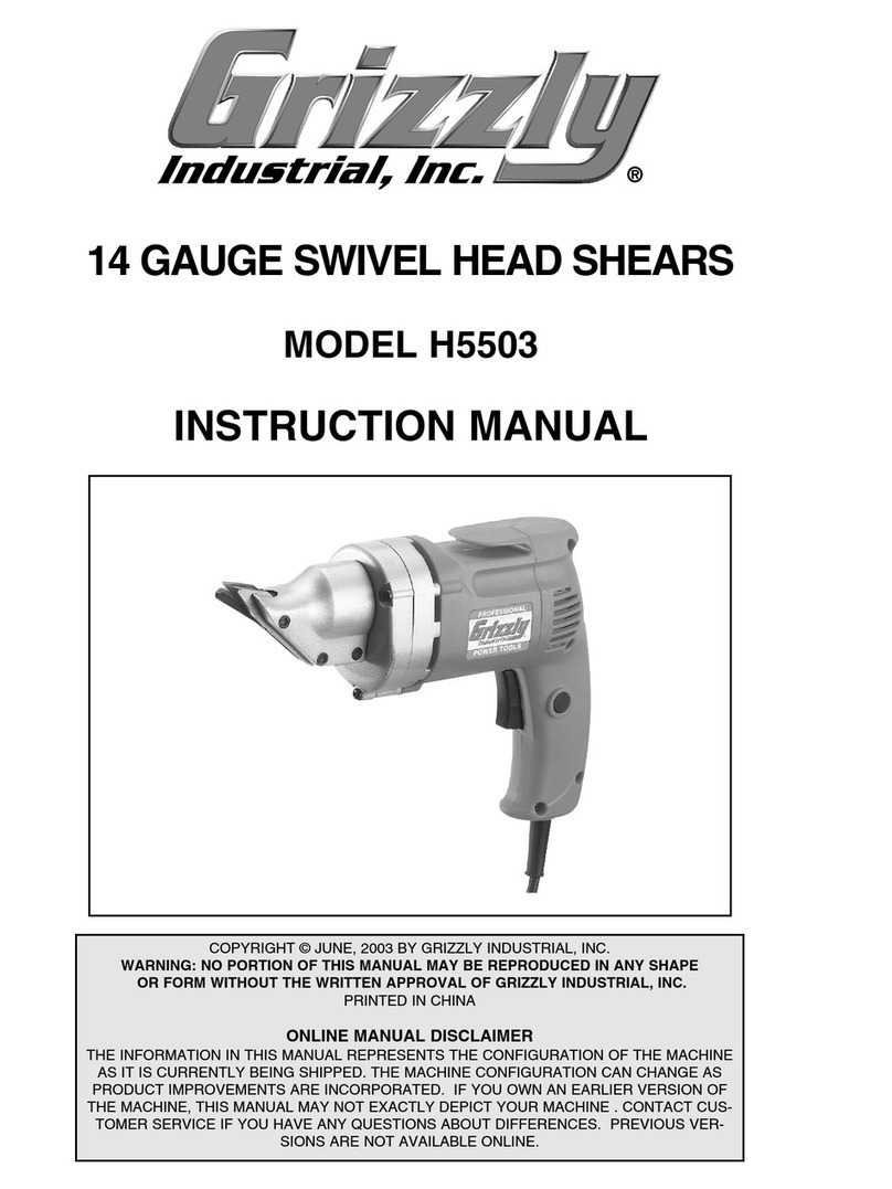Grizzly H5503 instruction manual