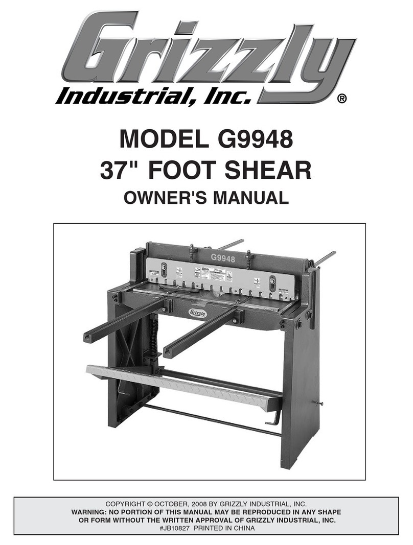 Grizzly G9948 User manual