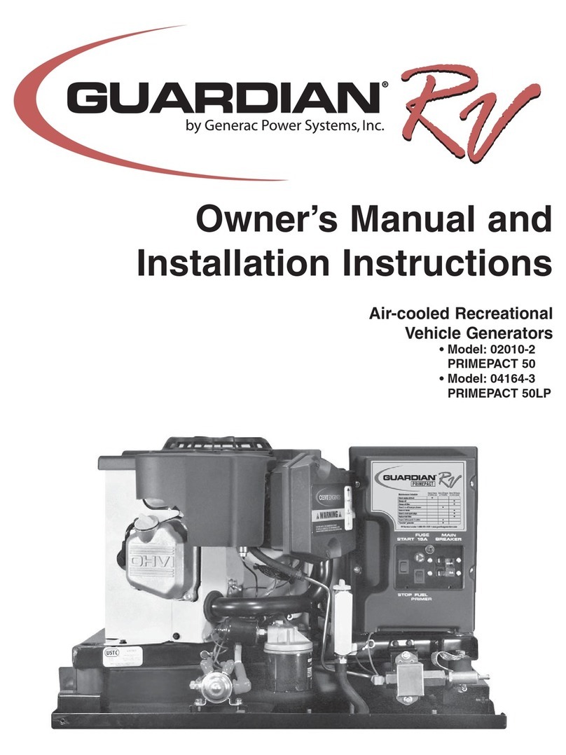 Generac Power Systems 02010-2, 04164-2 Installation instructions