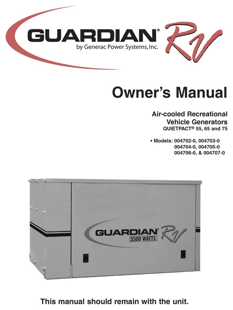 Generac Power Systems 004702-0, 004703-0, 004704-0, User manual Generac Power Systems 004702-0, 004703-0, 004704-0, User manual