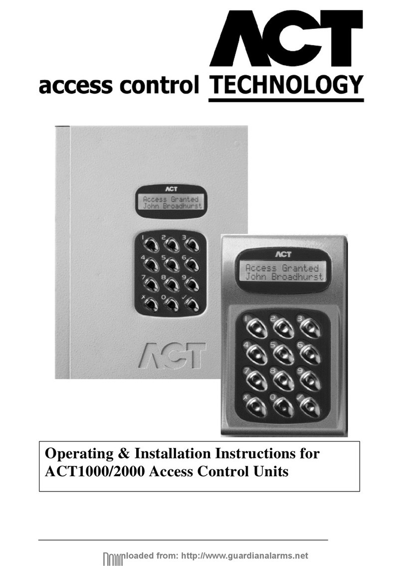 ACT Technology ACT ACT1000 Operating & installation instructions