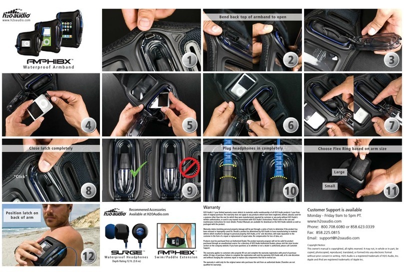 H2O Audio AMPHIBX WA-E User manual