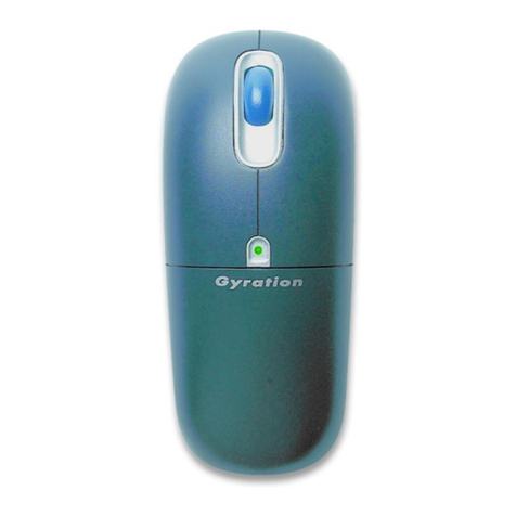 Gyration GyrationTM Ultra Cordless Optical Mouse user manual