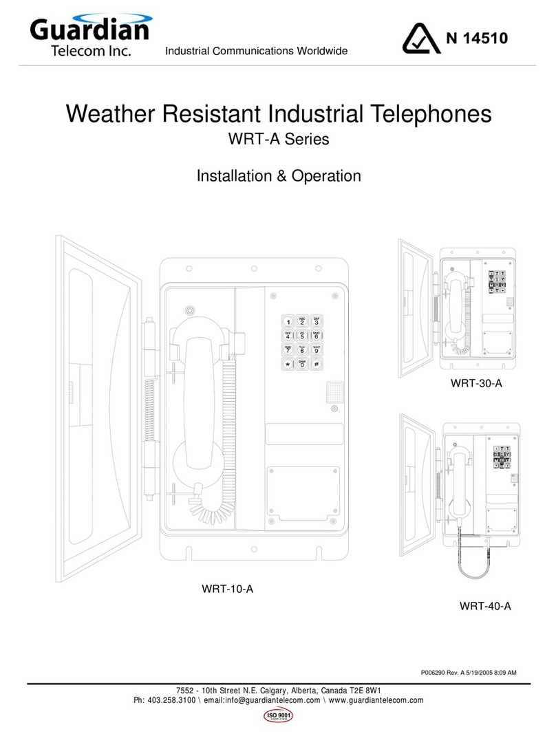 Guardian Telecom WRT-10-A Installation and operation