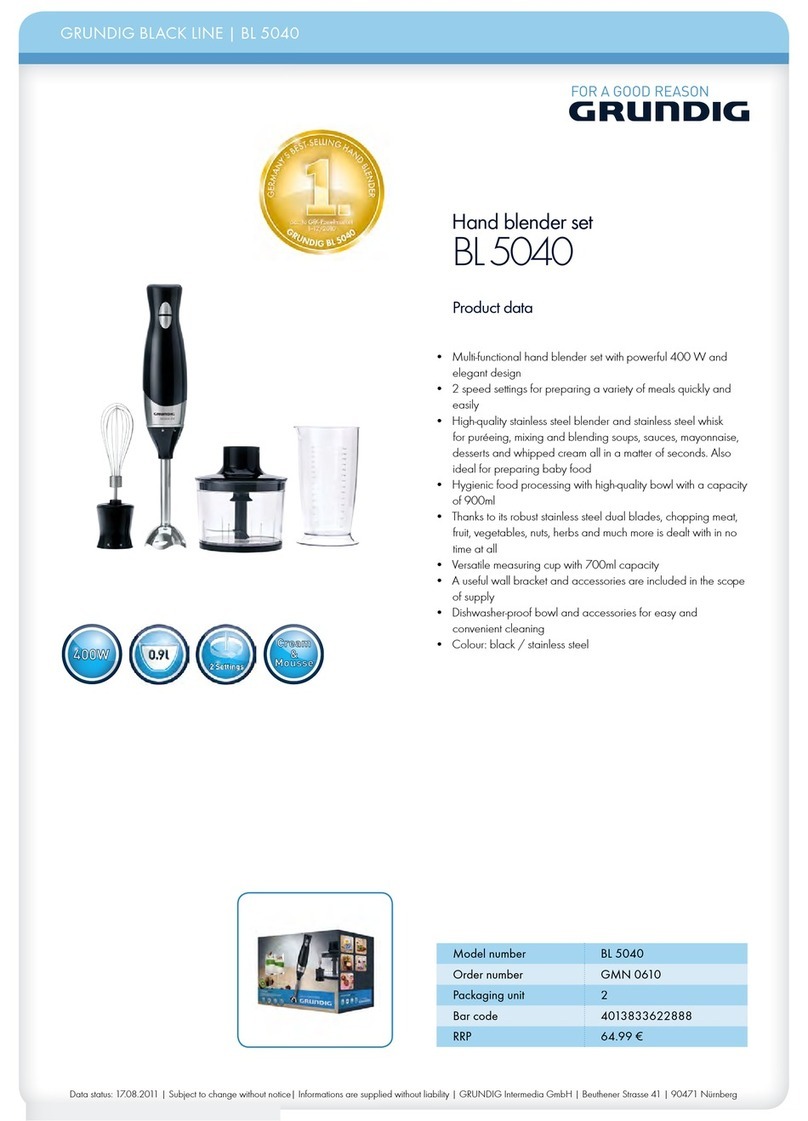 Grundig BL 5040 Product data