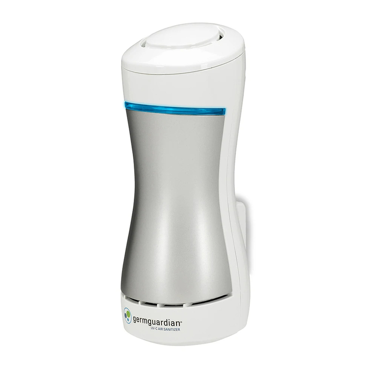 Germguardian GEM GUARDIAN GG1000 Use and care instructions