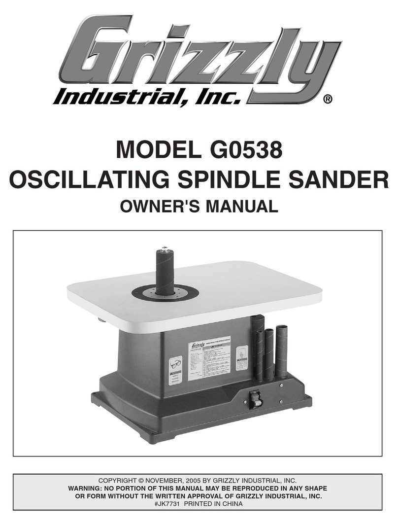 Grizzly G0538 User manual