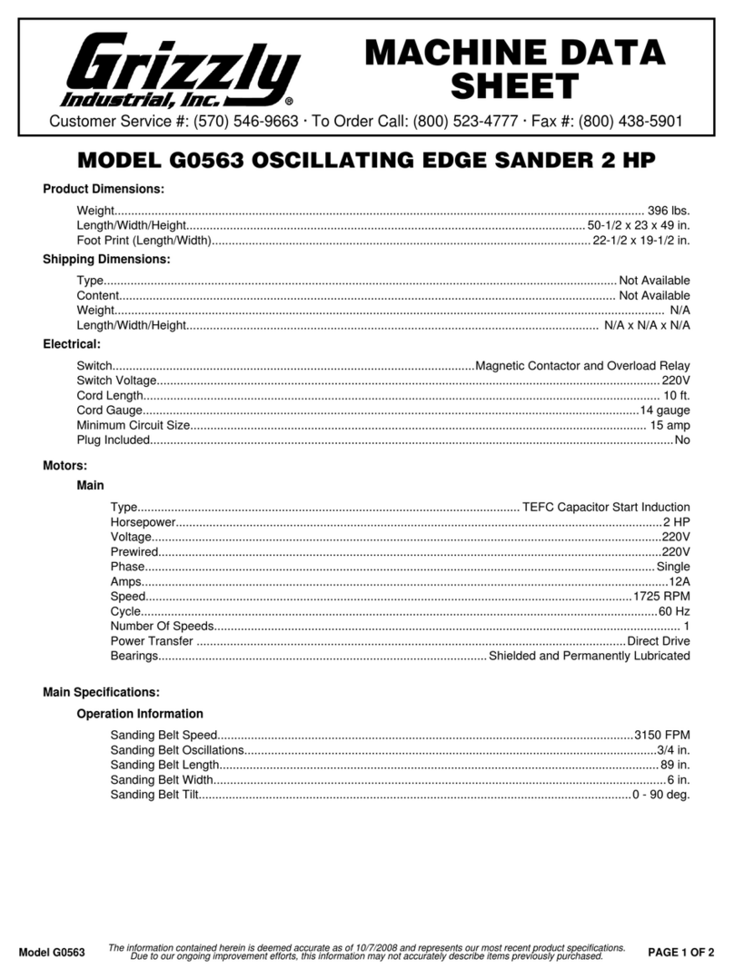 Grizzly G0563 Instruction Manual