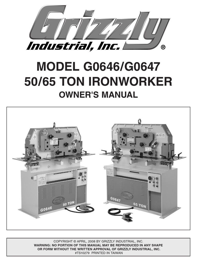 Grizzly G0646 owner's manual