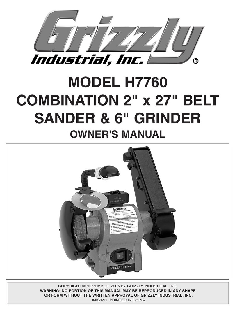 Grizzly H7760 owner's manual
