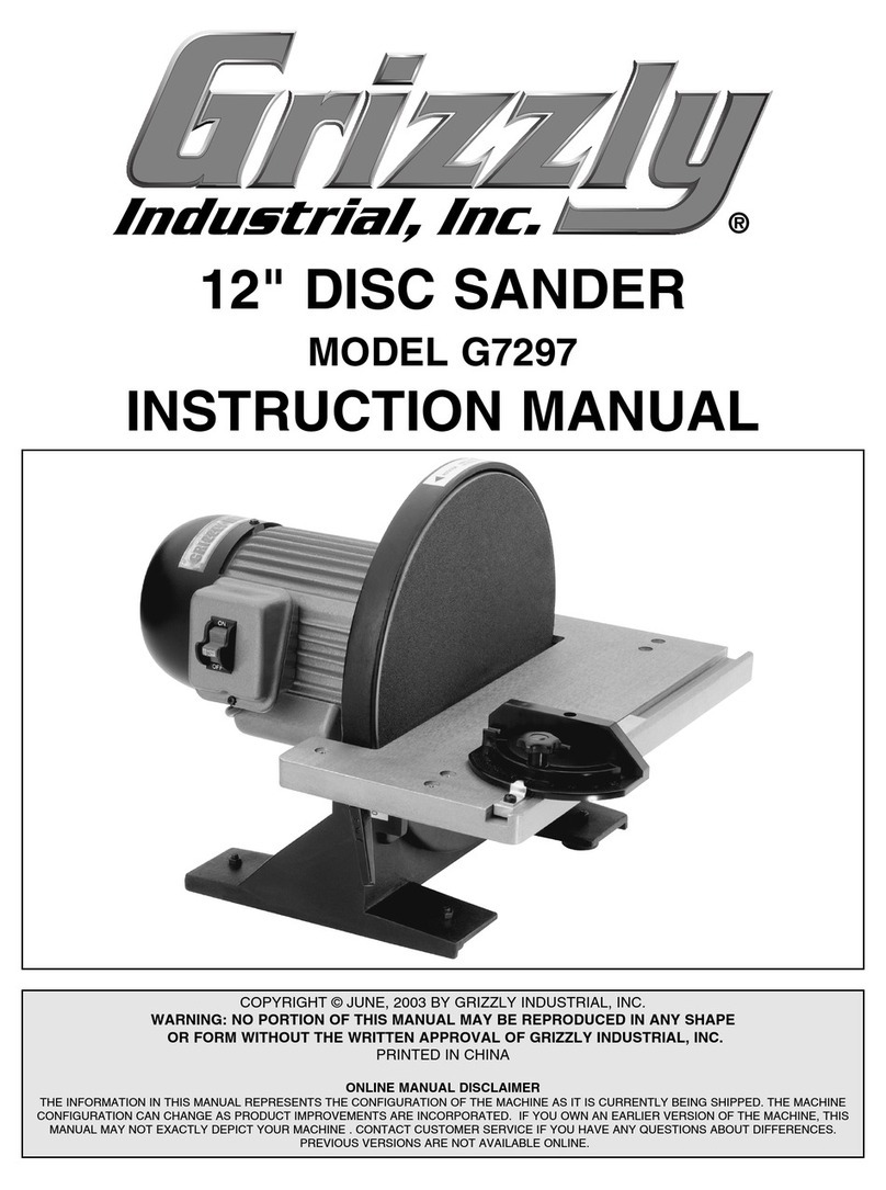 Grizzly G7297 User manual