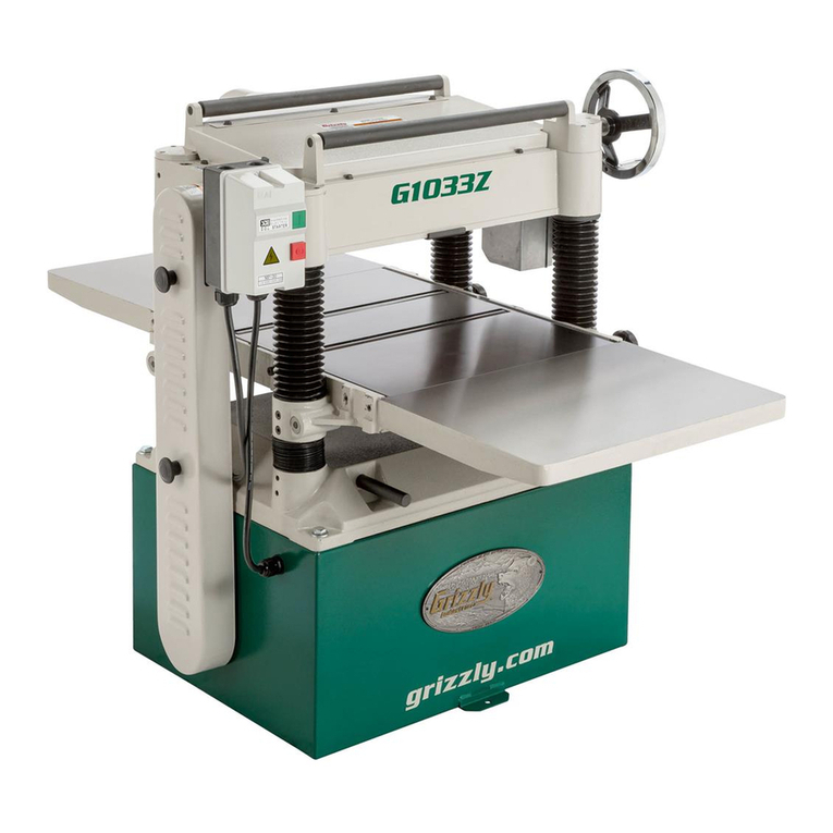 Grizzly G1033Z User manual