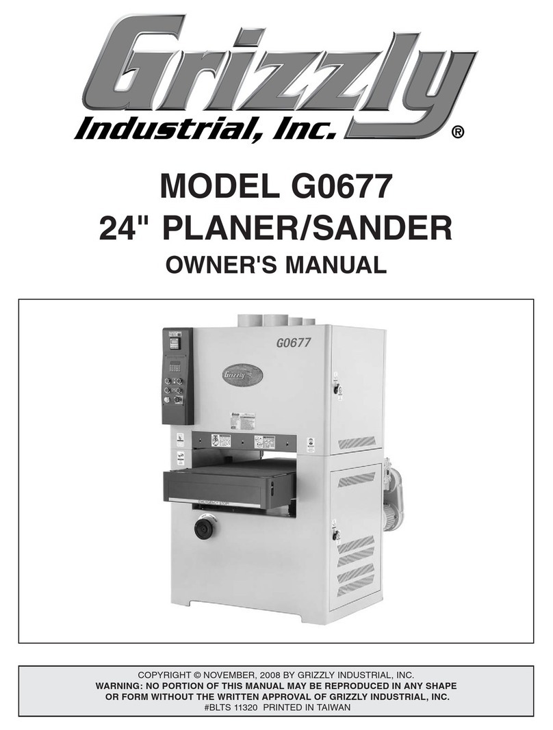Grizzly G0677 owner's manual