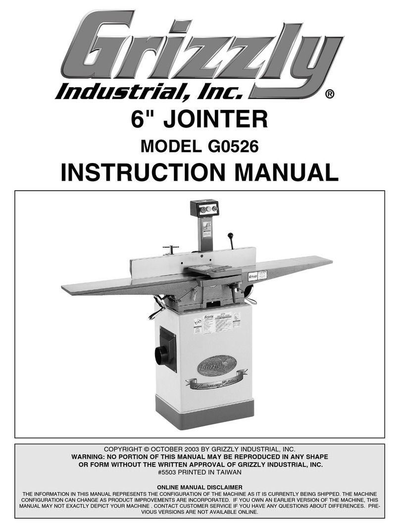 Grizzly G0526 instruction manual
