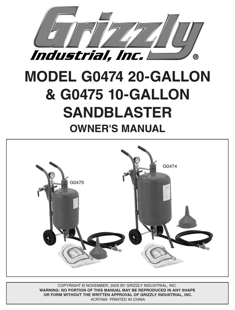 Grizzly G0474 owner's manual