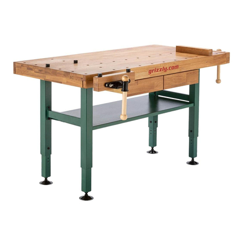 Grizzly Oak Workbench T10157 instructions