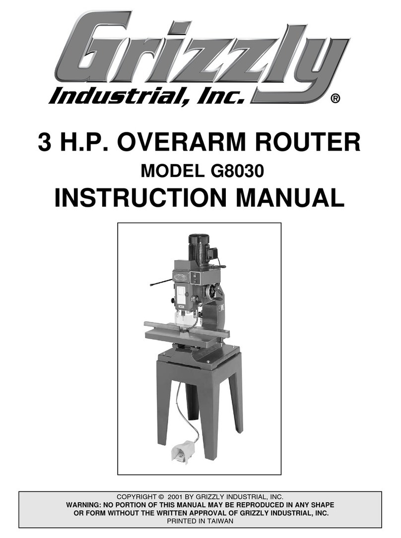 Grizzly G8030 instruction manual