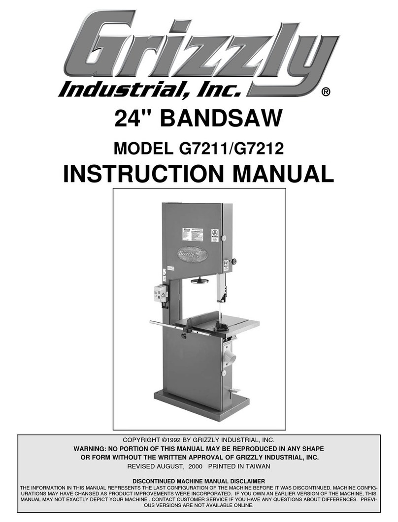 Grizzly G7211 instruction manual