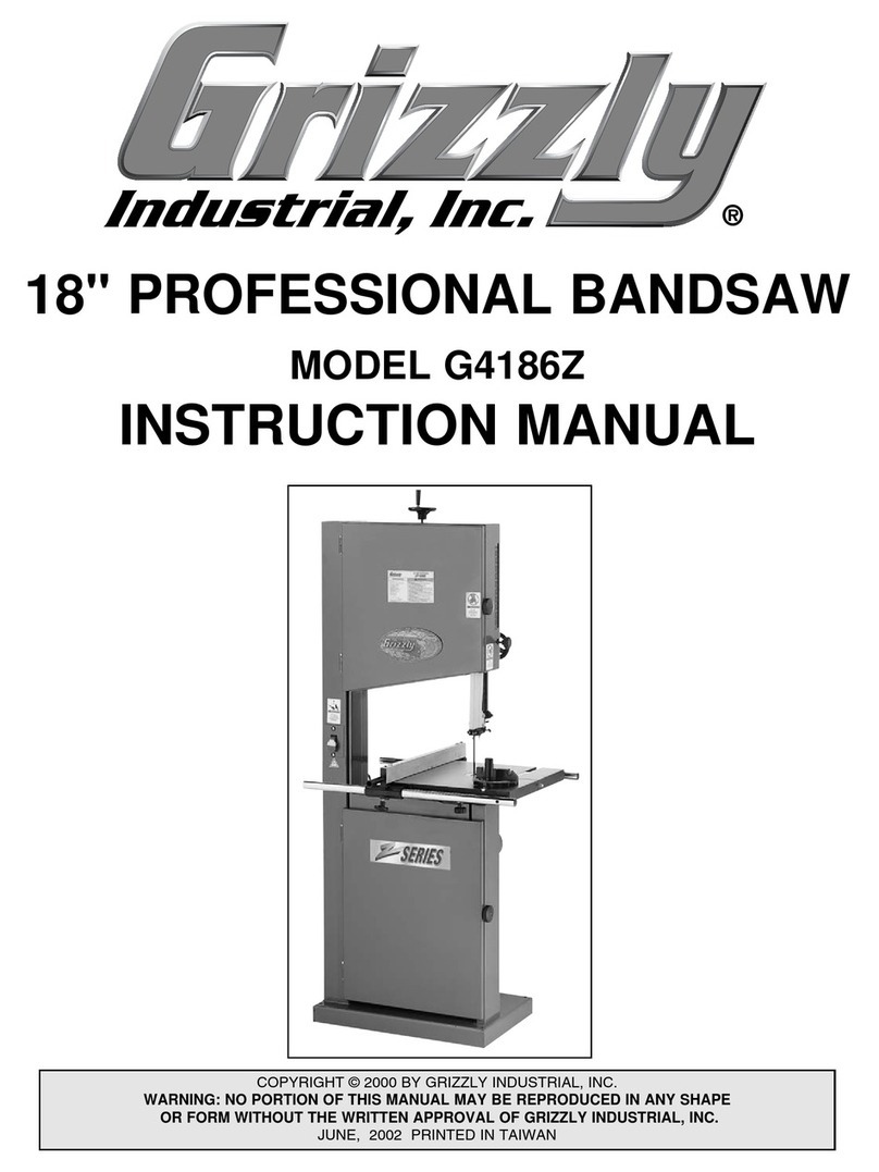 Grizzly G4186Z User manual