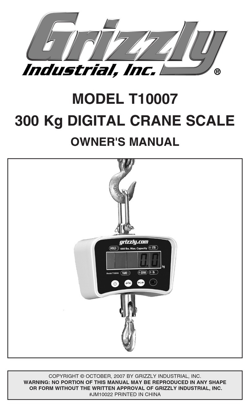 Grizzly T10007 owner's manual