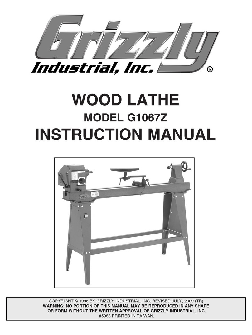 Grizzly G1067Z instruction manual