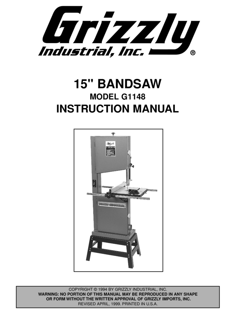Grizzly G1148 User manual