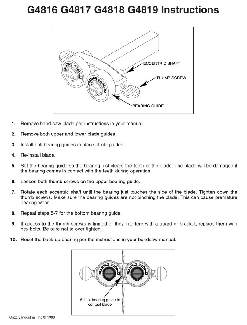 Grizzly G4816 instructions