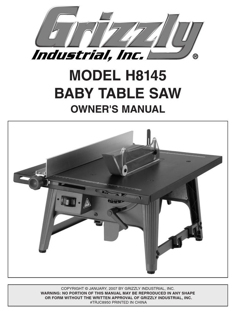 Grizzly H8145 owner's manual