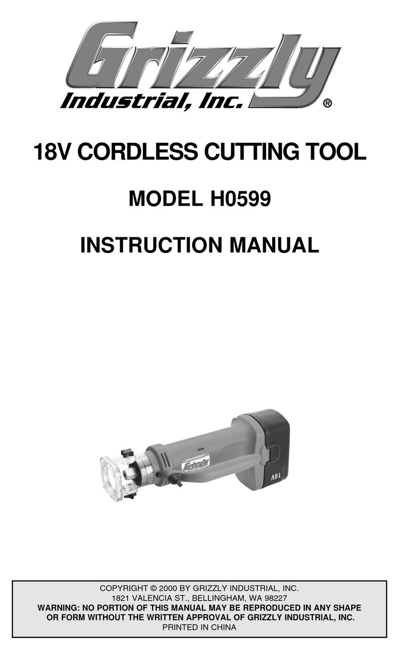 Grizzly H0599 instruction manual