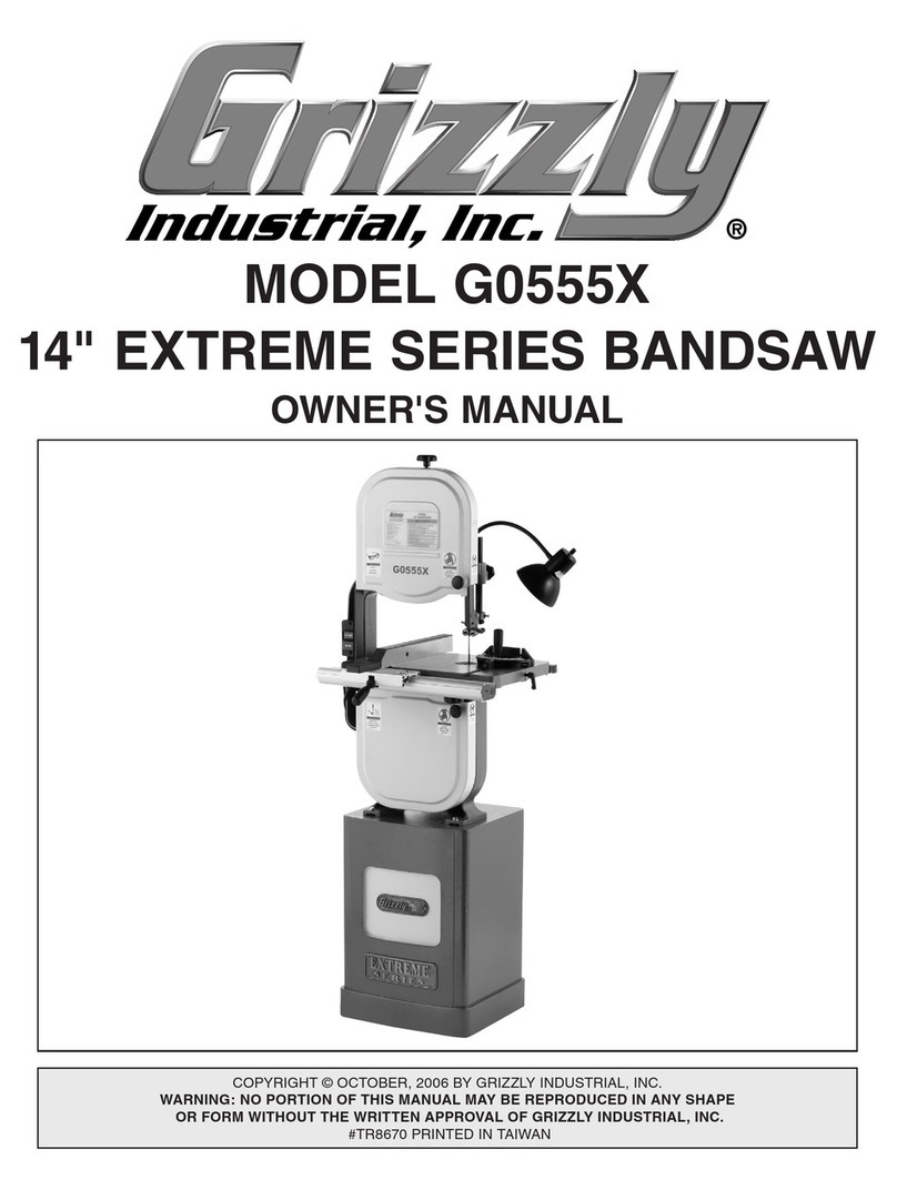Grizzly EXTREME G0555X owner's manual