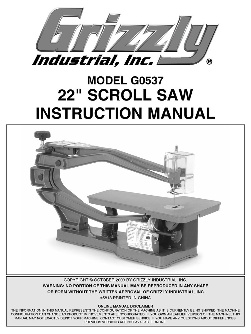 Grizzly G0537 instruction manual