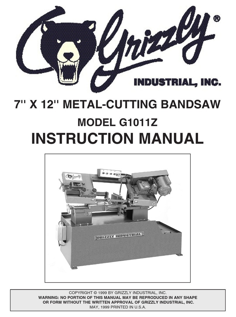 Grizzly G1011Z User manual