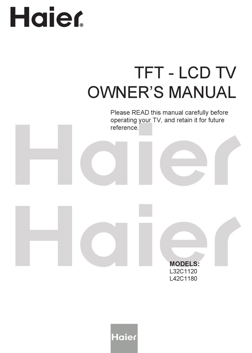 Haier TFT L31C1180 User manual