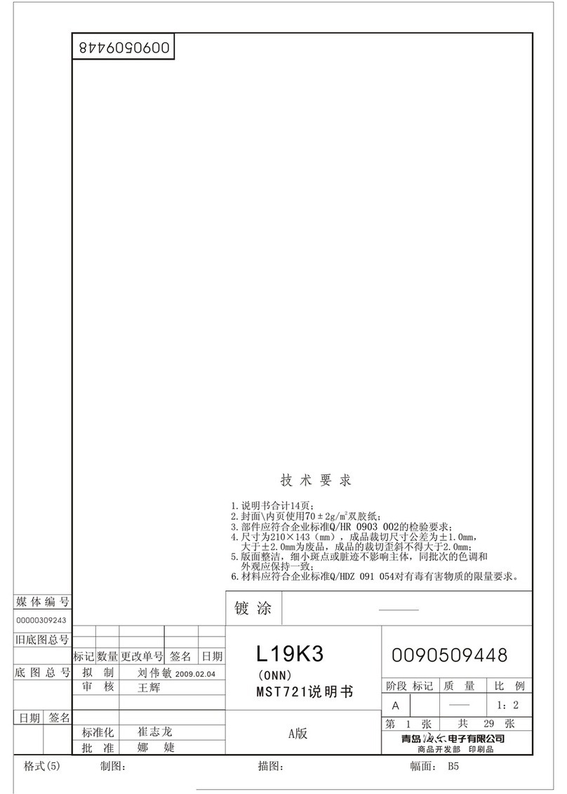 Onn LA19T3W user manual