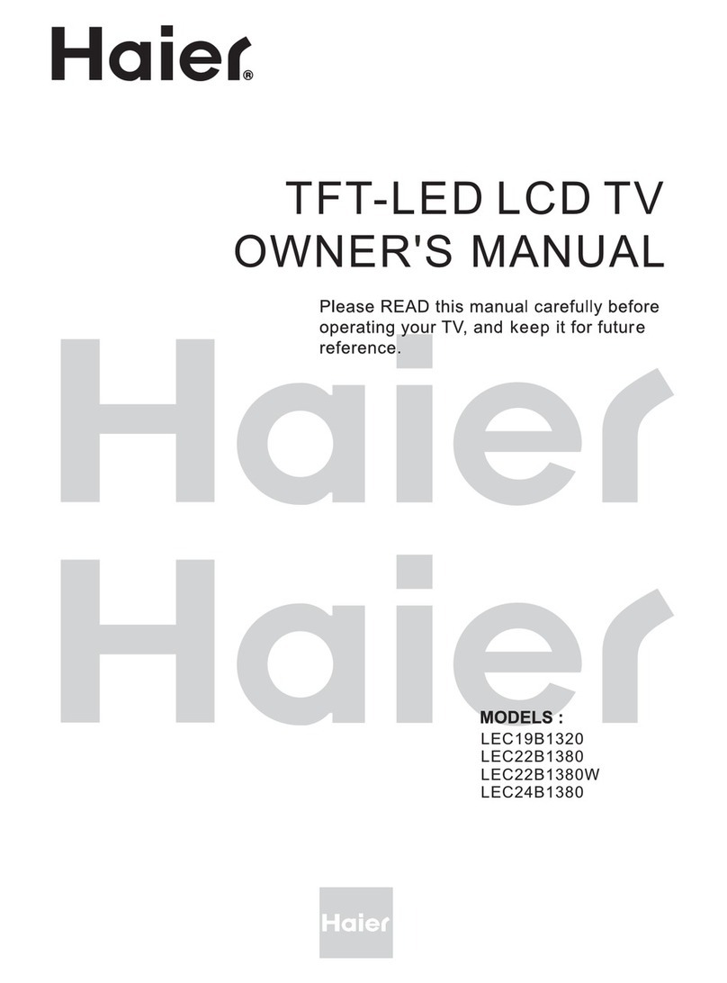 Haier LEC19B1320 User manual Haier LEC19B1320 User manual