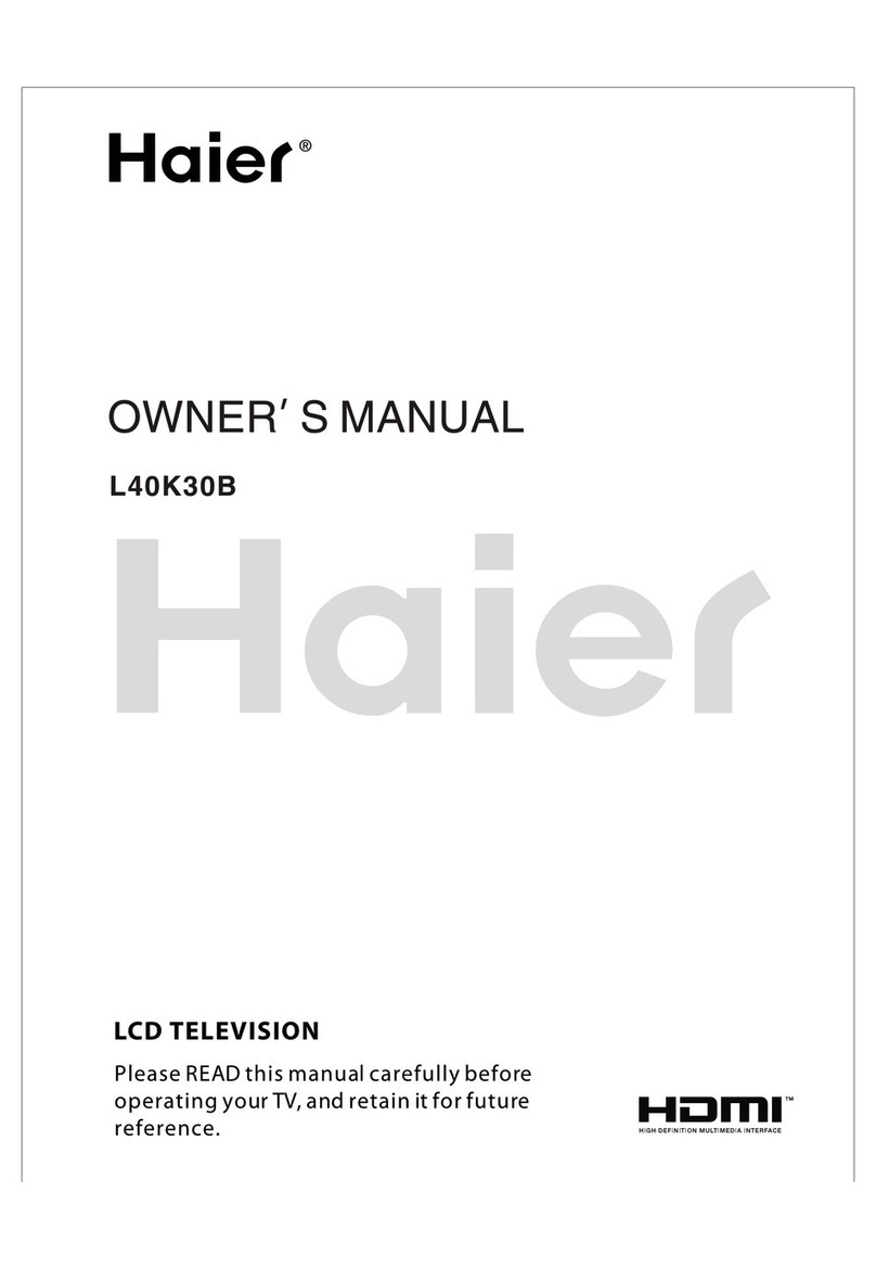 Haier L40K30B owner's manual