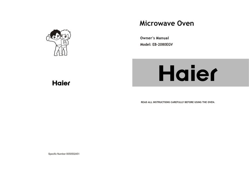 Haier EB-2080EGV User manual Haier EB-2080EGV User manual
