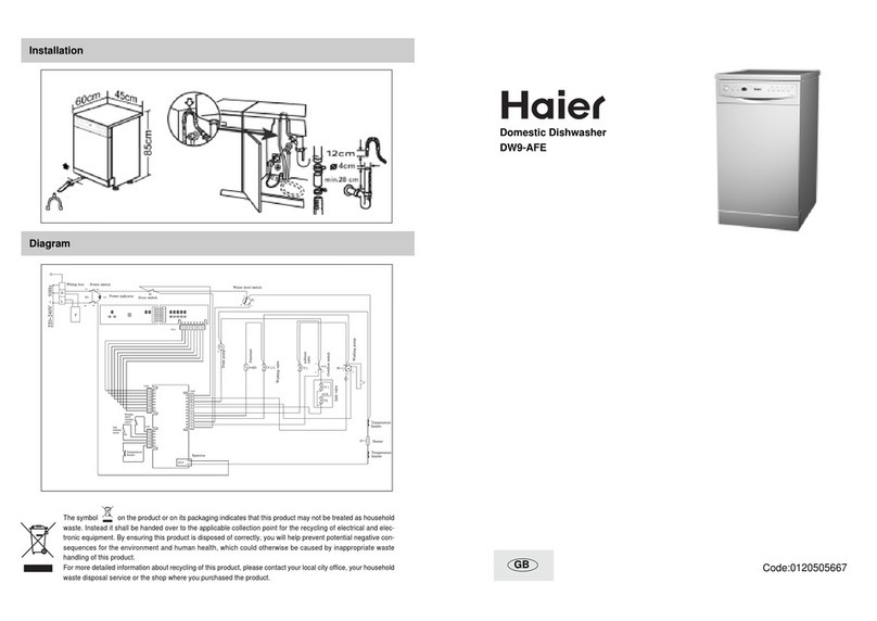 Haier DW9-AFE ME User manual