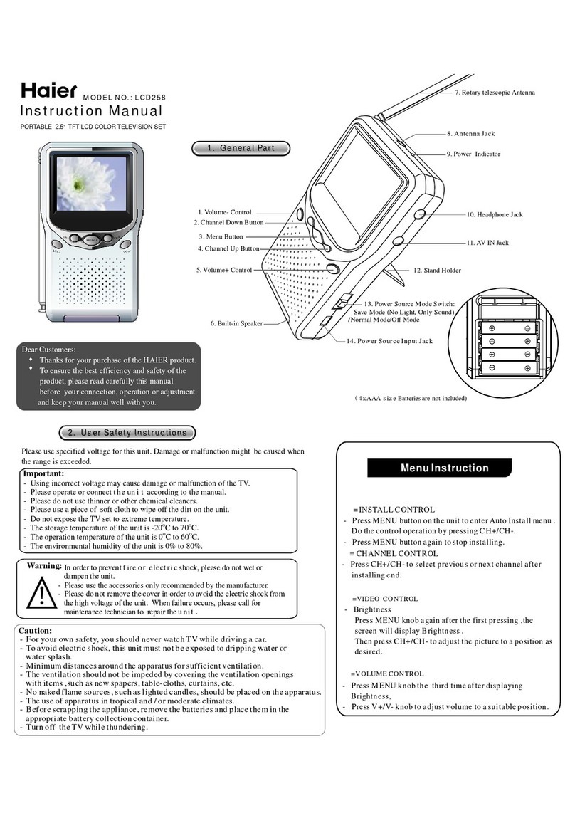 Haier LCD258 instruction manual