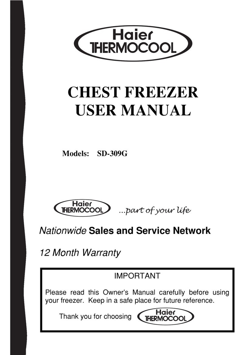 Haier SD-309G User manual