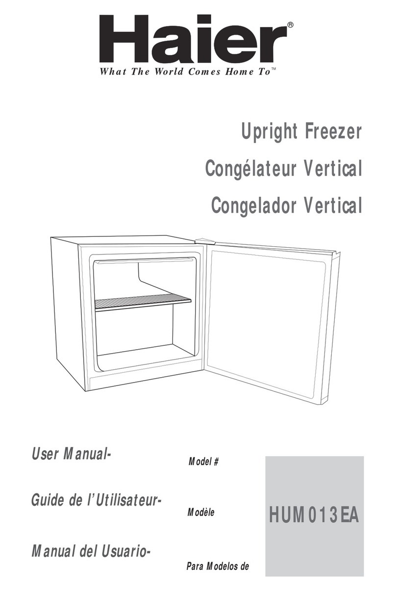 Haier HUM013EA - 1.3 cu. Ft. Capacity Upright... User manual