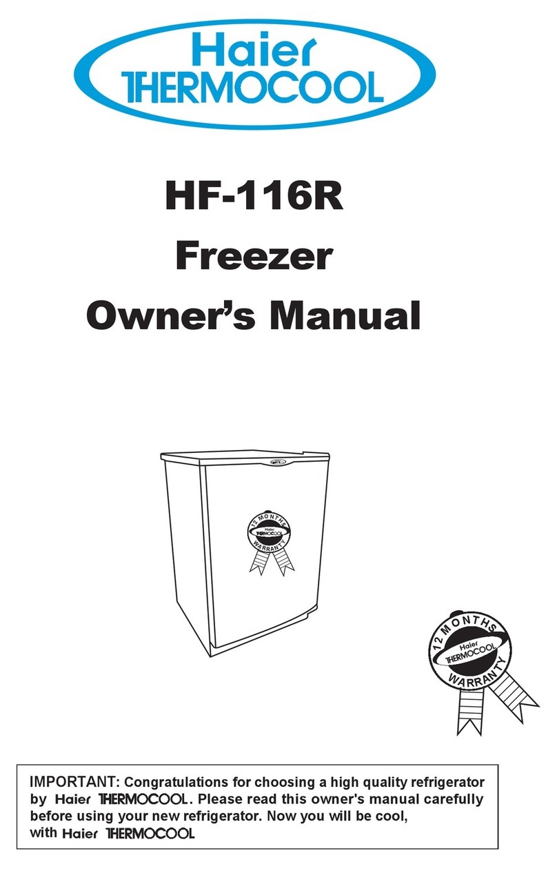 Haier HF-116R User manual