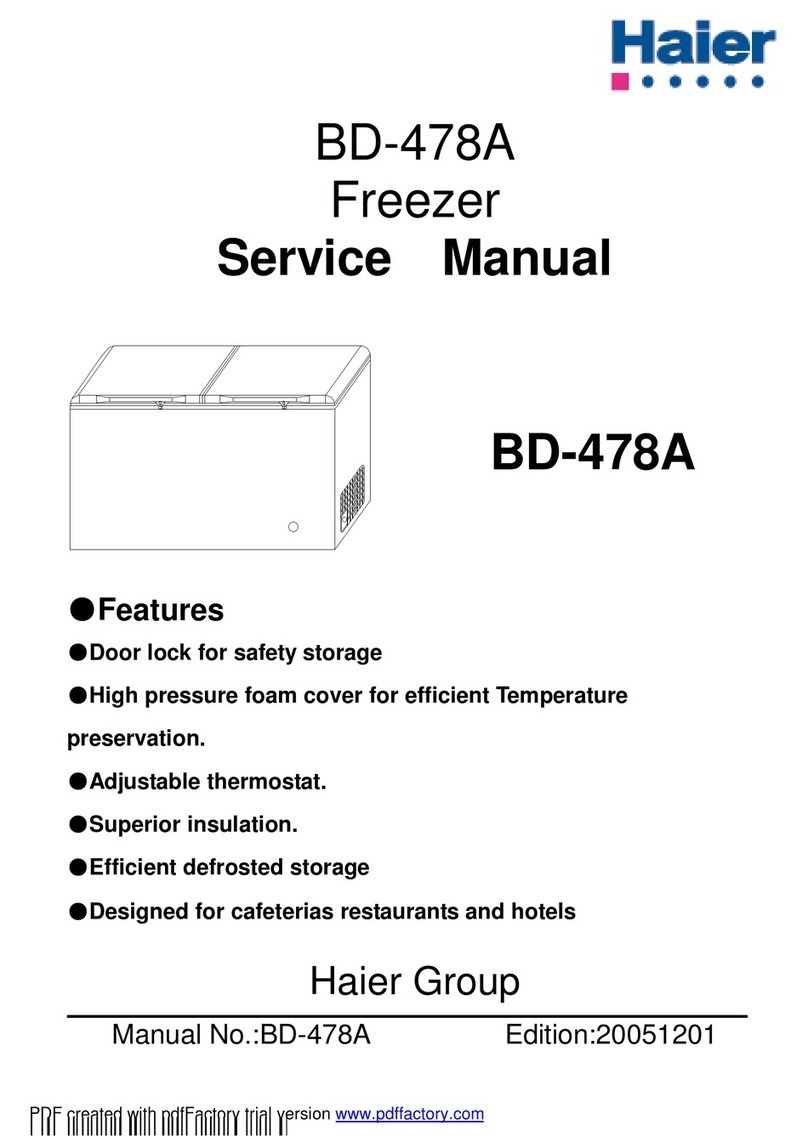 Haier BD-478A User manual