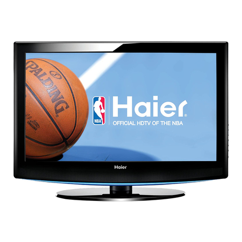 Haier HL26R - 26" LCD TV User manual Haier HL26R - 26" LCD TV User manual