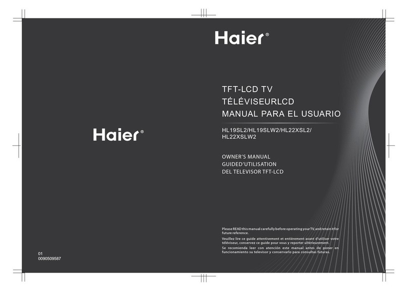 Haier HL19SL2 User manual Haier HL19SL2 User manual
