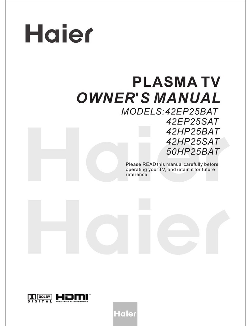 Haier 42EP25SAT User manual