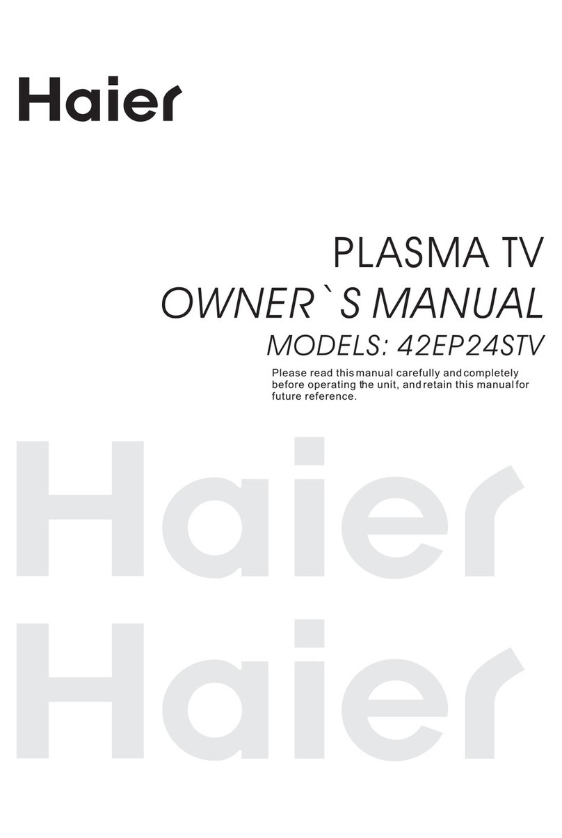 Haier 42EP24STV User manual