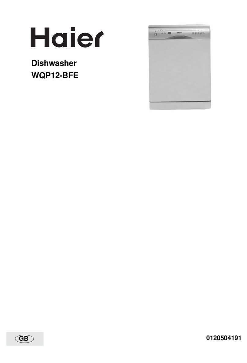 Haier WQP12-BFE User manual