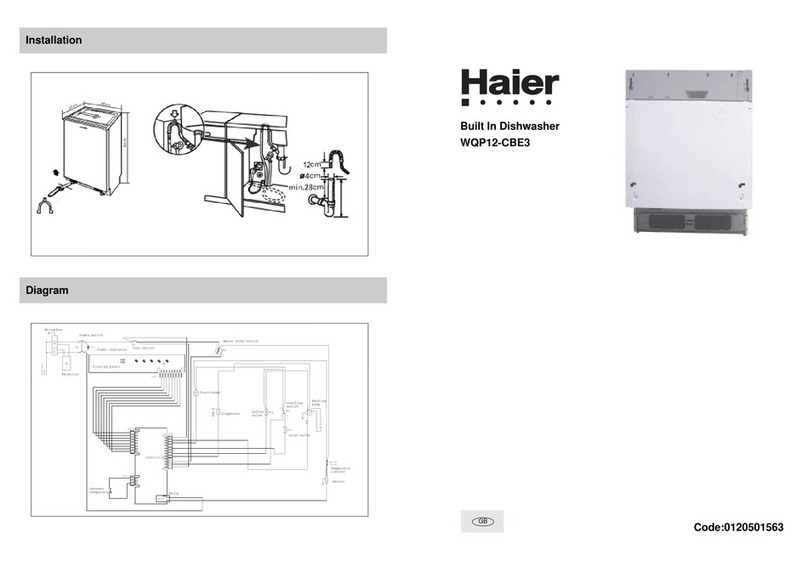 Haier WQP12-CBE3 User manual Haier WQP12-CBE3 User manual
